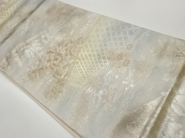 京洛百景光悦寺模様織出し袋帯